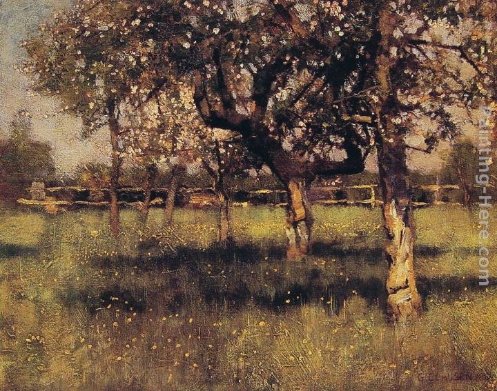 Sir George Clausen An Orchard in May